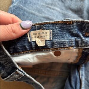 Madewell Blue Jean Shorts